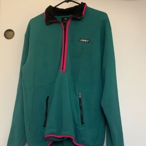 Oversized quarter zip by Obey